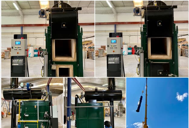 Instalación de máquinas de incineración en Cataluña