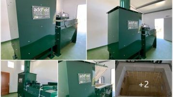 Instalación de MINI AB 250Kg incineradora para mascotas en extremadura